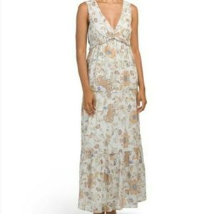 Rachel Zoe Floral Tiered Ruffle Maxi Dress